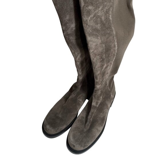 Stuart Weitzman Iconic 5050 Taupe Stretch over the Knee Boots size 39/8.5 US NEW - Picture 3 of 6